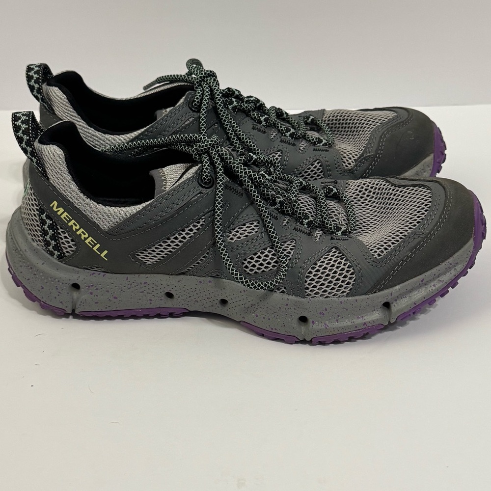 Merrell Gray and Purple Hydrotrekker Athletic Shoes with Trail-Ready Design 7 - Picture 4 of 10